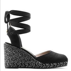 Stuart Weitzman marguerite wedge espadrilles